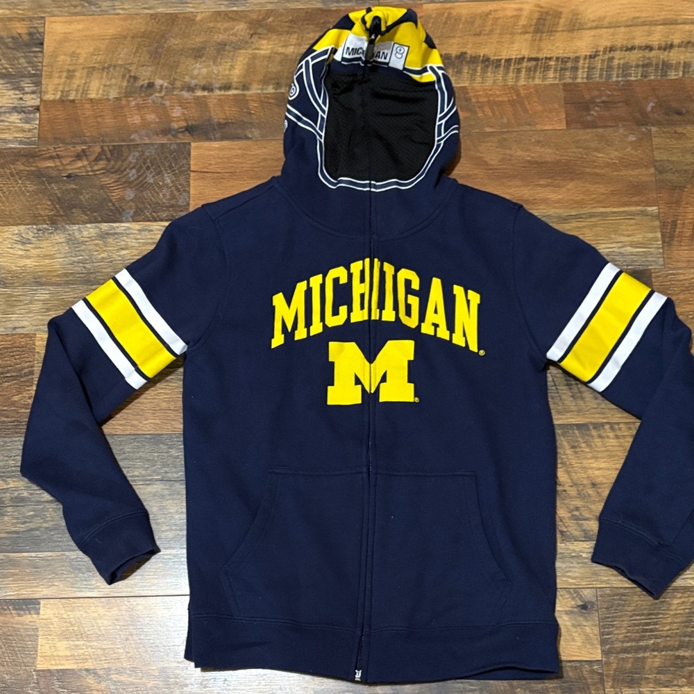 NCAA "Helmet" Team‎ Full Zip Hoodie Michigan GEN 2